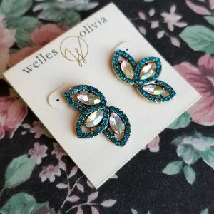 Olivia Welles emerald gem earings